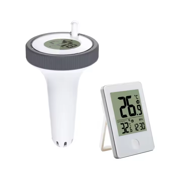 Termómetro De Piscina Digital Flotante Para Exteriores Uso En Baños Acuarios Medidor De Temperatura Para El Hogar - 1