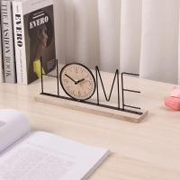Mueble Creativo Europeo Para TV Decoración De Hogar Para Sala De Estar Dormitorio Entrada Oficina Con Reloj En La Mesa - details 7