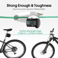 Cuerda Retráctil Para Bicicleta De Montaña Herramientas Al Aire Libre Cuerda De Remolque Familiar Cómoda Y Flexible Para Padres E Hijos - details 5