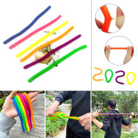 6 Pcs Juguete De Alivio De Estrés Elástico De Goma Suave DIY Noodle Cuerda De Muelle Para Niños Juguete De Deporte Tema - details 9