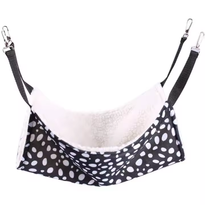 Hamaca colgante de felpa suave para gato, hurón, conejo, chinchilla, gato, conejillo de indias - 1