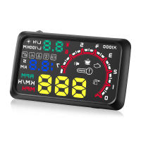 Proyector De Pantalla De Visión Aumentada W02 Head up Display OBD HUD Sistema Inteligente De Coche Medidor De Velocidad Inteligente Consumo De Combustible Y Voltaje - details 10
