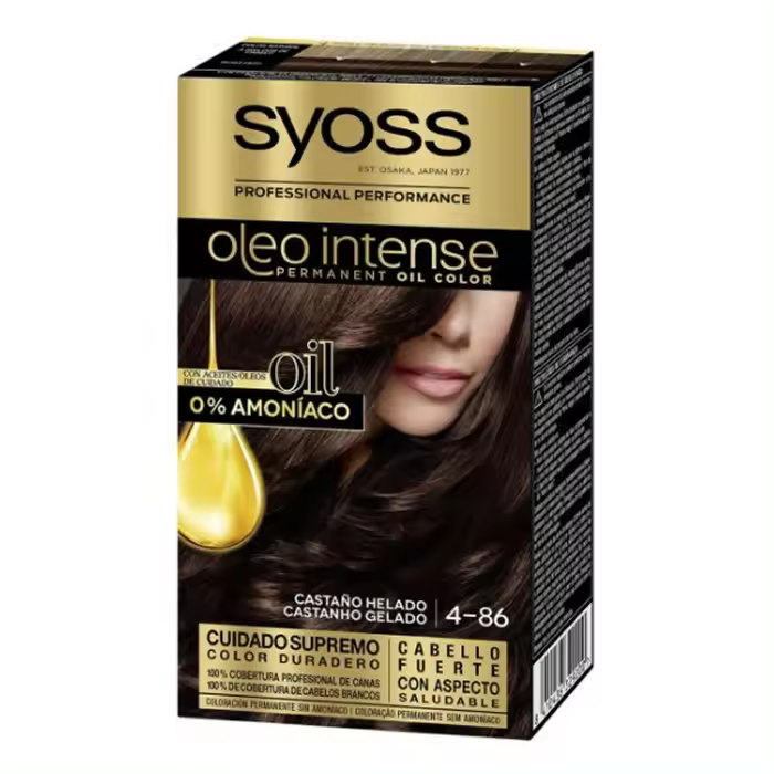 SYOSS Oleo Intense Tinte Sin Amoniaco 4.86 - Castaño Helado 50 ml - 1