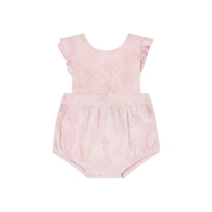 Peto Pelele recién nacido niña color rosa TALLA 6 A LA 12 MESES Yatsi - 1