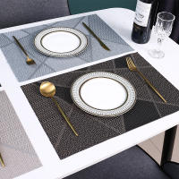 4PCS Almohadillas De Mesa Europeas Impermeables Y Lavables En PVC De 30x45CM Antideslizantes Para Decoración De Mesa Y Coaster - details 5