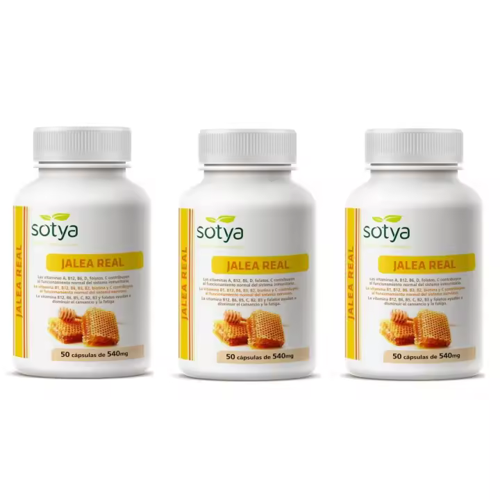 SOTYA JALEA REAL 540 MG 50 CAPSULAS PACK 3 UNIDADES - 1