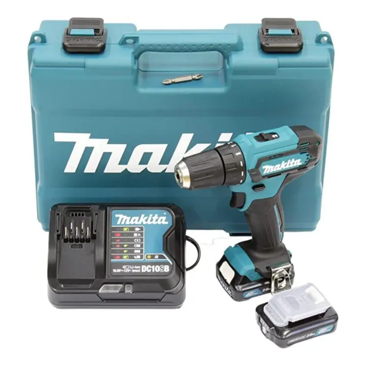 MAKITA DF333DSAE - Taladro Atornillador 12Vmax CXT 10 mm 2 BATERÍAS, MALETÍN Y CARGADOR - 1