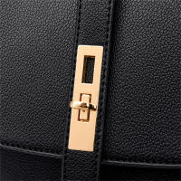 Mochilas de cuero de lujo para mujer y niña, morral informal, Mochila Vintage negra, mochilas escolares - details 14