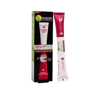 GARNIER ULTRALIFT PRO-X DOBLE ACCION OJOS ANTIARRUGAS Y BOLSAS 2 X 5 ml - 1