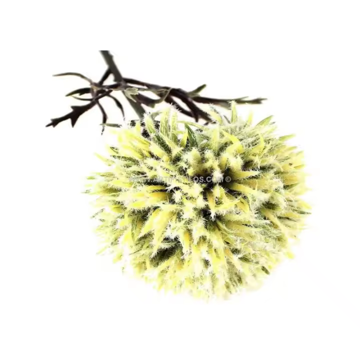 Sombrero de Tela Flocado Sintético con Raíz y Flores de Tela Duradero - 1