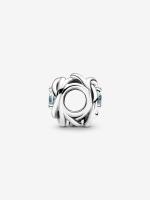 Pandora - Charm Círculo de Eternidad Azul Aguamarina de Marzo - Plata de Lei - details 1