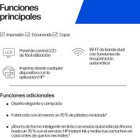 HP DeskJet 2920 Impresora Multifunción con Escaneo a PDF Wi-Fi Doble Banda, Incluye 2 Cartuchos de Tinta (Color y Negro) Apple AirPrint Imprime (Doble Cara) Escanea y Copia Blanco & Negro y Color | Hogar / Oficina 6 Meses de Impresión Instant Ink con HP+ - details 10