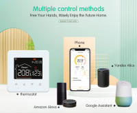 Termostato Inteligente Tuya Para El Hogar Control Remoto De Temperatura Para Suelo Calentado Eléctrico Y Calefacción De Gas Con Google Alexa - details 5