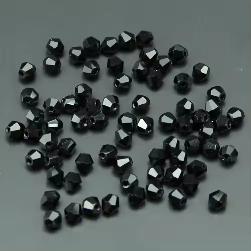 JHNBY 6mm 50pcs Cuentas De Cristal AAA Bicone Austria Para Joyería DIY AB Color Plating Hechas De Vidrio Para Pulseras Y Collares - 1