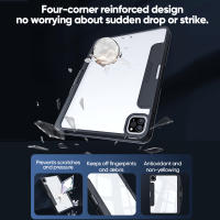 Teclado Mágico Para iPad Air 6 13 Pulgadas Y pro 11 pro 12.9 Compatibles Con Generaciones 3 4 5 6 Cubierta De Protección - details 8