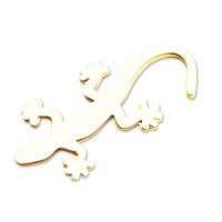 Pegatina De Láser Reflejante Para Coche Autobús Camión Diseño De Lagarto Geckó 3D Para Decoración De Modelos - details 7