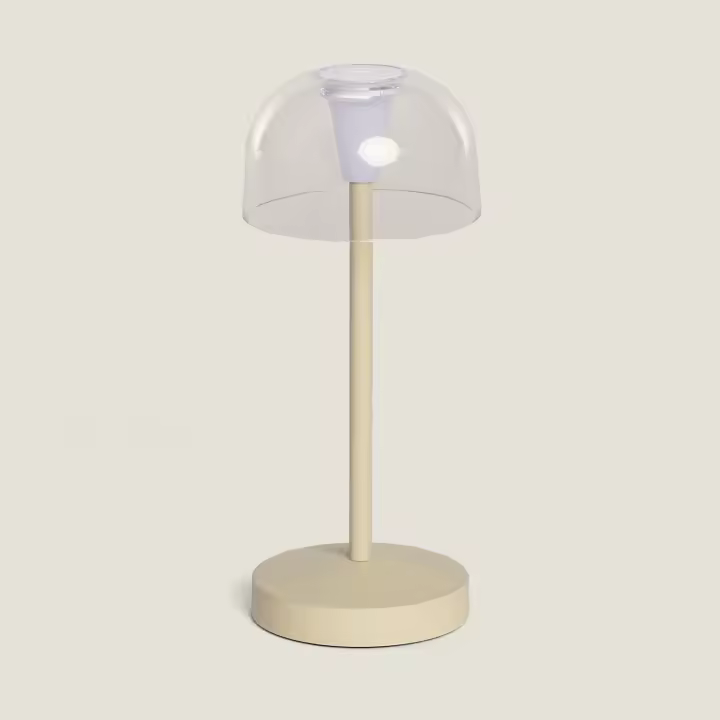Lámpara de Mesa LED Portátil para Exterior Metal con Batería Recargable Lendora - 1