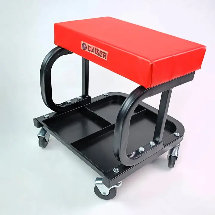 CAISER Silla de Trabajo para Taller mecánico Asiento de carrocero Taller Chapa y Pintura - 1