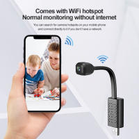 Cámara Mini USB AP Hotspot IP 4MP Con Ángulo De Visión Ultra Ancho De 120° Detección De Movimiento Visión Nocturna Vigilancia De Video Cámara De Seguridad - details 7