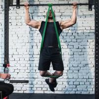 Bandas de resistencia para ejercicio, cintas elásticas de goma para entrenamiento, equipo de Fitness para gimnasio, expansor Unisex - details 1