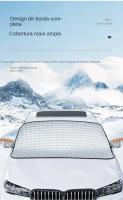 Cubierta De Parabrisas Para Coche Impermeable Protector Solar Magnético Cubierta Frontal De Ventilación Material De Poliéster - details 6