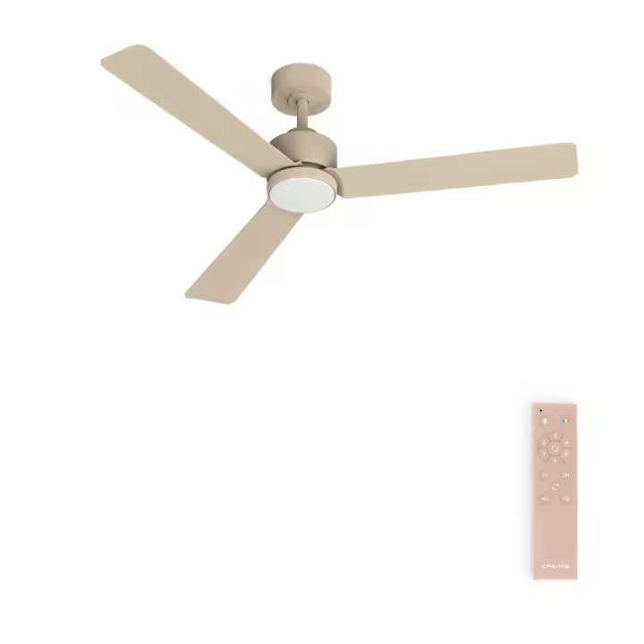 CREATE - Ventilador de techo 40W silencioso con luz LED, Ø132 cm o Ø152 cm - WIND MODERN - 1