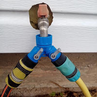 Conector Rápido De Vía Y Para Riego Jardín 3/4'' Hembra Válvula De Desviación Plástico Controlador De Agua Para Lavado De Coche - details 10