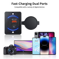 Adaptador De Poder Dual USB 12V Para Coche Barco Motocicleta RV Modificación Del Encendedor Del Coche Randpow Car Charger - details 11