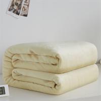 Manta De Felpa Coral Suave Y Cálida Para Camas Faux Fur Mink Tela De Plisado American Style Estilo Invierno Cubierta De Sofá Color Sólido Manta De Viaje Para Adultos - details 12