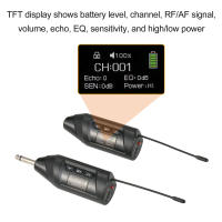 Sistema De Micrófono Inalámbrico UHF Profesional Baomic TR15 Para Saxofón 16 Canales Accesorio Para Instrumentos Electrónicos - details 5