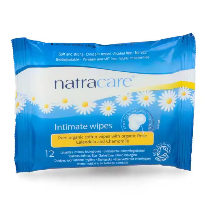 Toallitas Higiene Intima 12Uni. Natracare.. - 1