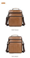 Bolsa De Hombro Para Laptop De 13 Pulgadas WESTAL Para Negocios Y Documentos Correa Ajustable Material Principal Cuero Genuino Estilo Casual - details 16