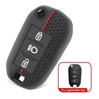 Funda De Llave De Coche En Silicona Para Citroen C5 C3 C4 C8 Berlingo Peugeot Partner Rifter 208 308 508 407 2008 3008 Expert - details 1