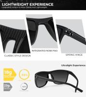 Polarized Sunglasses for Men, Lightweight Sun Glasses with UV Protection for Driving Fishing Golf - details 2