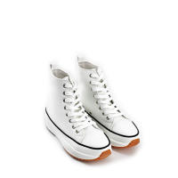 MODELISA Zapatilla Alta De Polipiel Con Cordón Estilo Casual Para Mujer - details 1