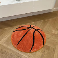 Alfombra Tejida De Baloncesto Antideslizante Para Cocina Dormitorio Alfombra De Entrada Decorativa Para Sala De Estar Material Poliéster 100% - details 0