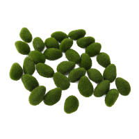 30PCS Bolas De Moqueta Artificial Piedra Falsa Planta Simulación Para Decoración De Tienda Hotel Oficina Muralla De Plantas - details 2