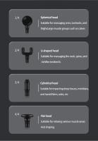 Mini Masajeador De Fascia Portátil Para El Hogar Equipo De Fitness Muscular Eléctrico Transcervical De ABS Para El Braza - details 10