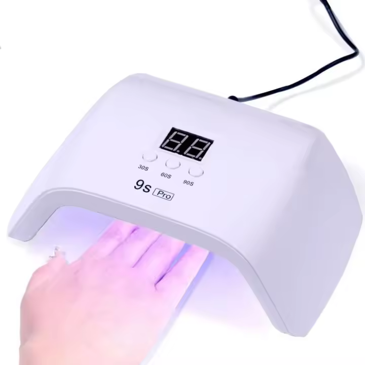 LULAA Linterna De Secado De Uñas Con 24 Diodos LED Lámpara De Fototerapia Profesional Para Manicura Con USB Equipo Integrado Tamaño 18.3*12.7*7.5cm Peso 0.135kg - 1