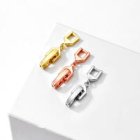 Extensor De Collar Y Pulsera ZAKOL En Tres Colores Con Cierre Plegable Para Fabricación De Joyas Mayorista Cubic Zirconia - details 5