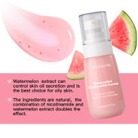Suero, Suero de niacinamida de sandía, Gotas hidratantes e iluminadoras de niacinamida de sandía, Suero facial con ácido hialurónico, glicerina y vitamina E, Abrillantador líquido - details 6