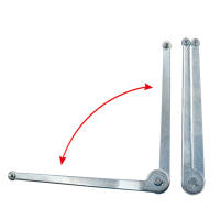 Llave De Angulo Para Amoladora 1#/2#/3#/4#/5#/6# Con 2 Abrazaderas Fácil De Manejar Para Herramientas Eléctricas Arbóreas Llave Flangada - details 23