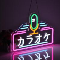 Luz Neón LED Para Karaoke Decoración De Pared Para Bares Y Clubs De Música Viva Regalo Para Amantes De La Música Potenciada Por USB - details 1