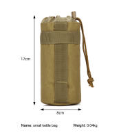 Bolsa Multifuncional Para Botella De Agua Táctica Con Sujeción Por Cordón Para Camping Y Senderismo Tamaño Pequeño/Large Material TPU - details 1