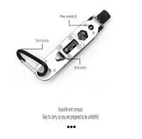 Mini Destornillador Multifuncional De EDC Para Exteriores En Forma De Llave De Mano Herramienta De Reparación De Acero Portátil - details 2