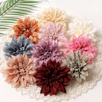 5Pcs Cabezas De Flores Artificiales Dahlias Para Decoración De Navidad Hogar Y Habitaciones Bodas Y Murallas Accesorios De Flores Falsas - details 17