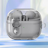 Funda Transparente Para Samsung Buds 3 pro Cubierta Protectora Para Galaxy Buds3 Con Cierre Seguro Y Gancho Compatible Con Buzz 3 pro - details 10
