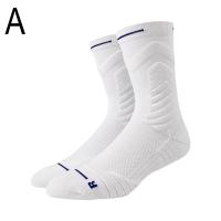 Calcetines De Baloncesto Profesionales 1 Par Calcetines De Deporte Con Parte Inferior De Toalla Gruesa Protección De Tobillo Antideslizantes Para Juegos Y Entrenamientos - details 8