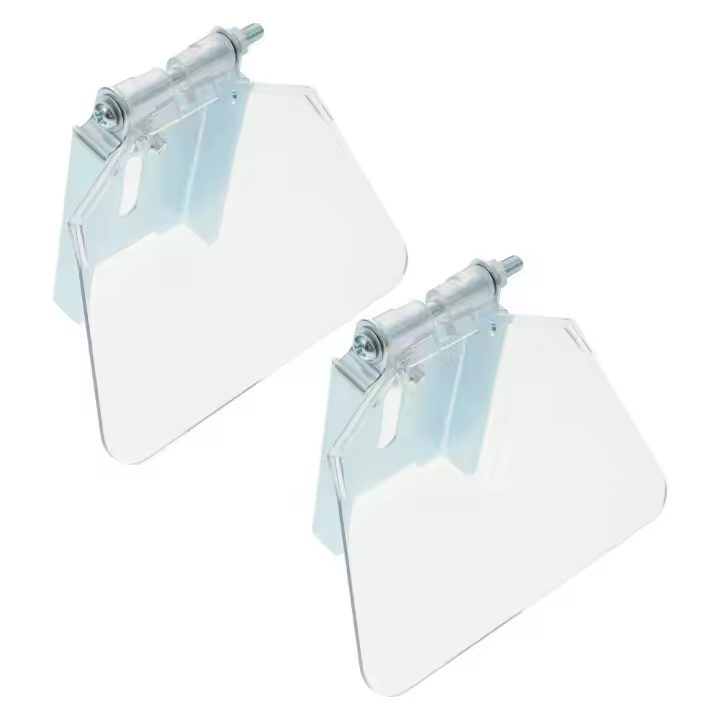 2 Unids Bench Grinder Guard Reemplazo Amoladora de Banco Protector de Ojos Amoladora Accesorios Tornillos Incluidos - 1