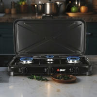 Qbak Cocina a Gas Bombona  Multifuncional para Exteriores con Tres Quemadores - details 1